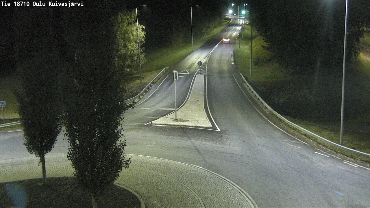 Weather Camera Image väg 18710 Oulu Kuivasjärvi, Oulu, Pohjois-Pohjanmaa
