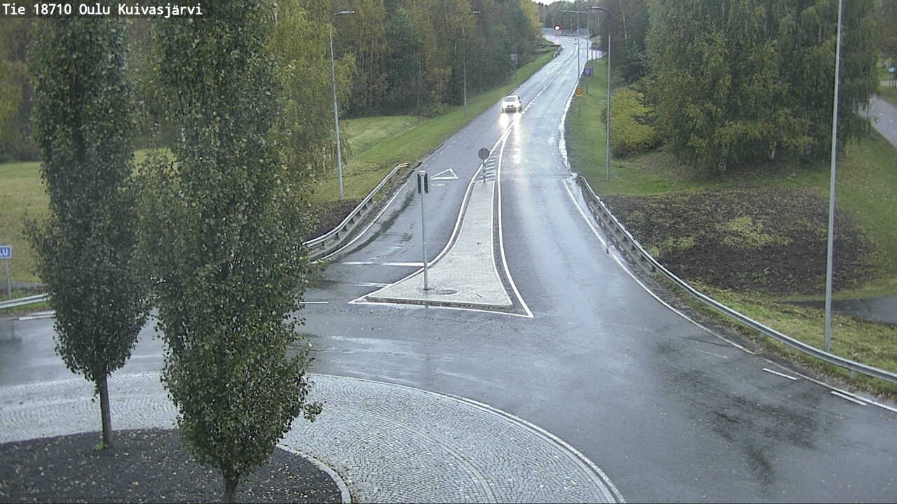 Weather Camera Image väg 18710 Oulu Kuivasjärvi, Oulu, Pohjois-Pohjanmaa