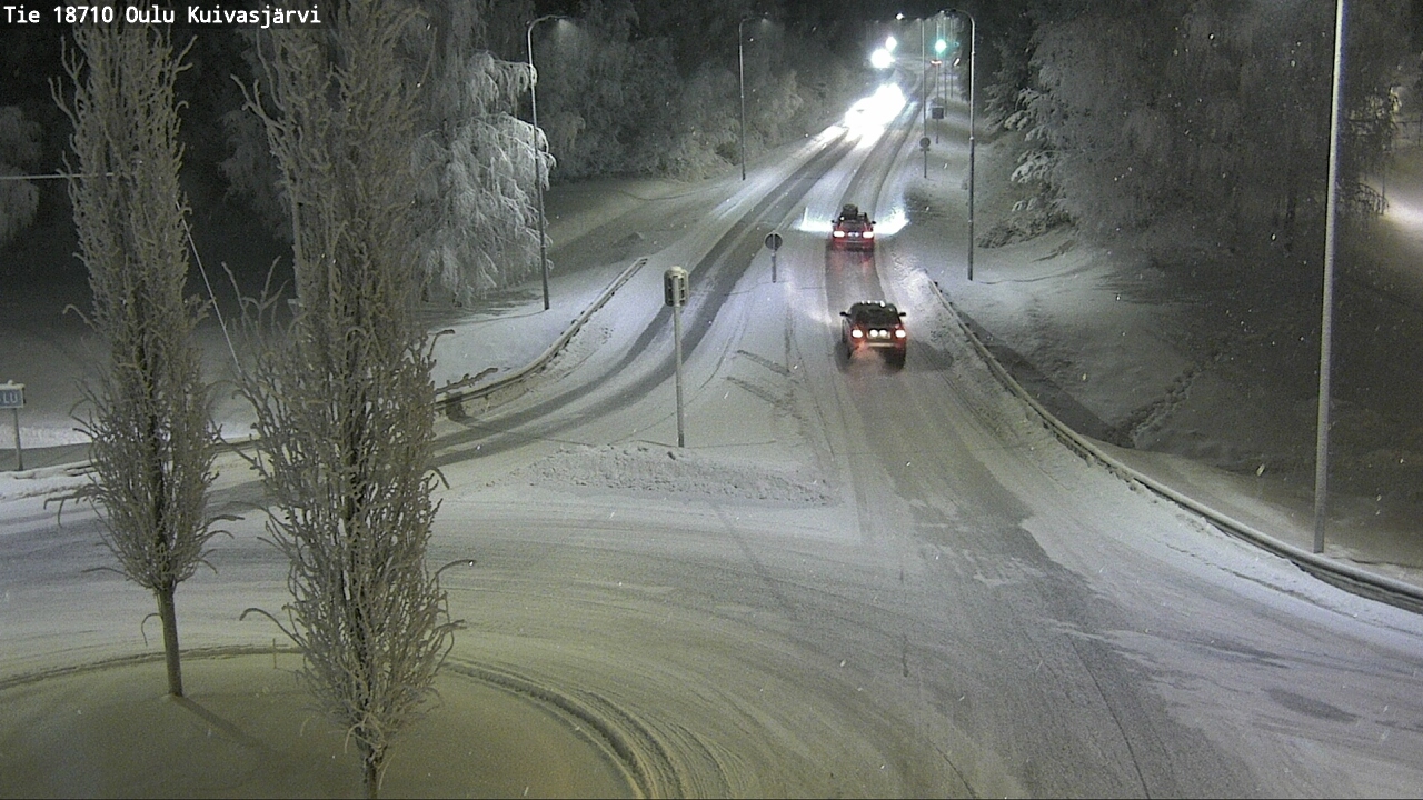 Weather Camera Image road 18710 Oulu Kuivasjärvi, Oulu, Pohjois-Pohjanmaa