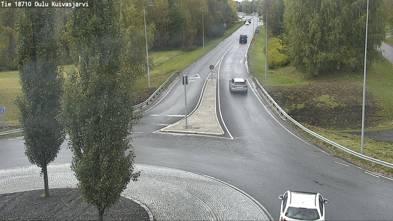 Weather Camera Image väg 18710 Oulu Kuivasjärvi, Oulu, Pohjois-Pohjanmaa