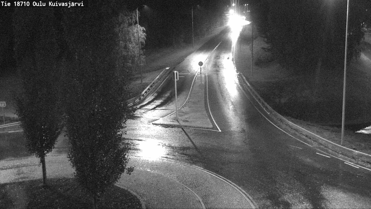 Weather Camera Image väg 18710 Oulu Kuivasjärvi, Oulu, Pohjois-Pohjanmaa