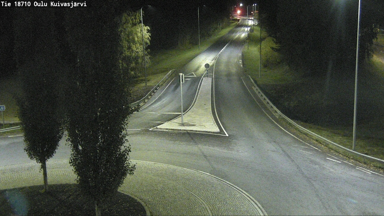Weather Camera Image väg 18710 Oulu Kuivasjärvi, Oulu, Pohjois-Pohjanmaa