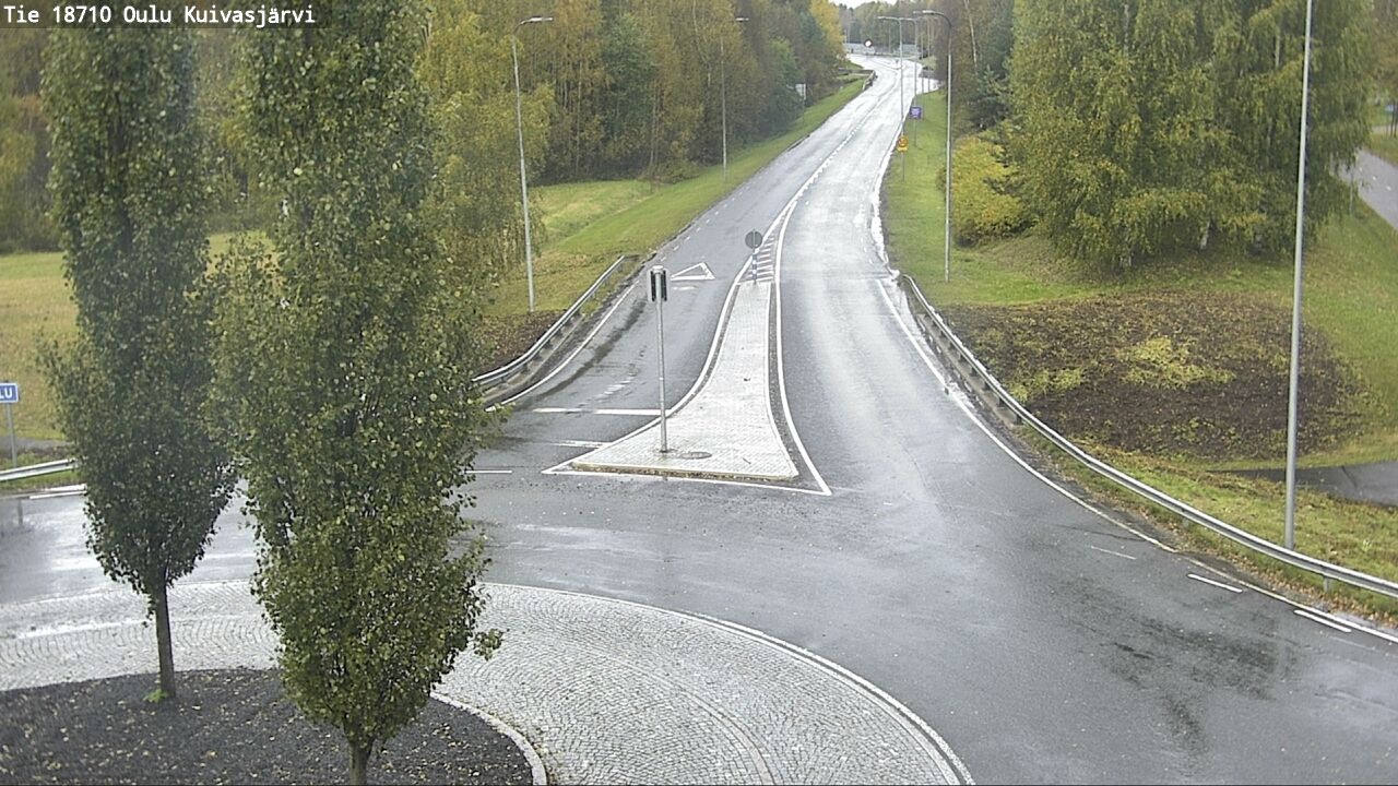 Weather Camera Image väg 18710 Oulu Kuivasjärvi, Oulu, Pohjois-Pohjanmaa