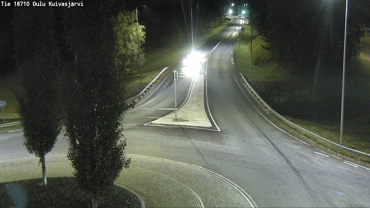 Weather Camera Image väg 18710 Oulu Kuivasjärvi, Oulu, Pohjois-Pohjanmaa