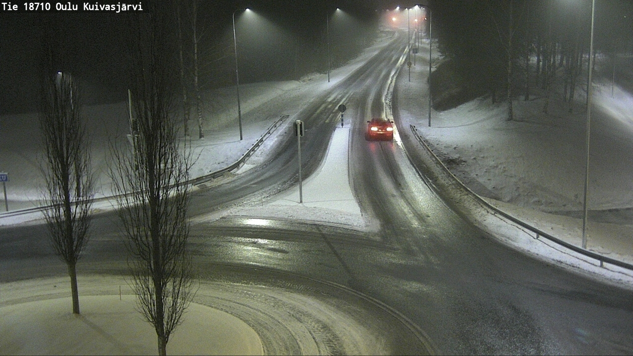 Weather Camera Image road 18710 Oulu Kuivasjärvi, Oulu, Pohjois-Pohjanmaa