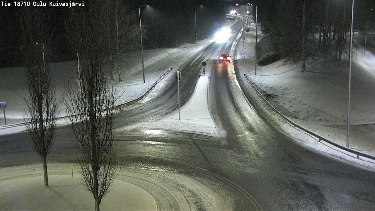 Weather Camera Image road 18710 Oulu Kuivasjärvi, Oulu, Pohjois-Pohjanmaa