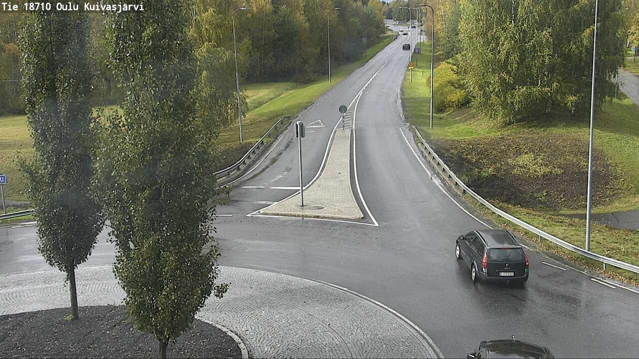 Weather Camera Image väg 18710 Oulu Kuivasjärvi, Oulu, Pohjois-Pohjanmaa