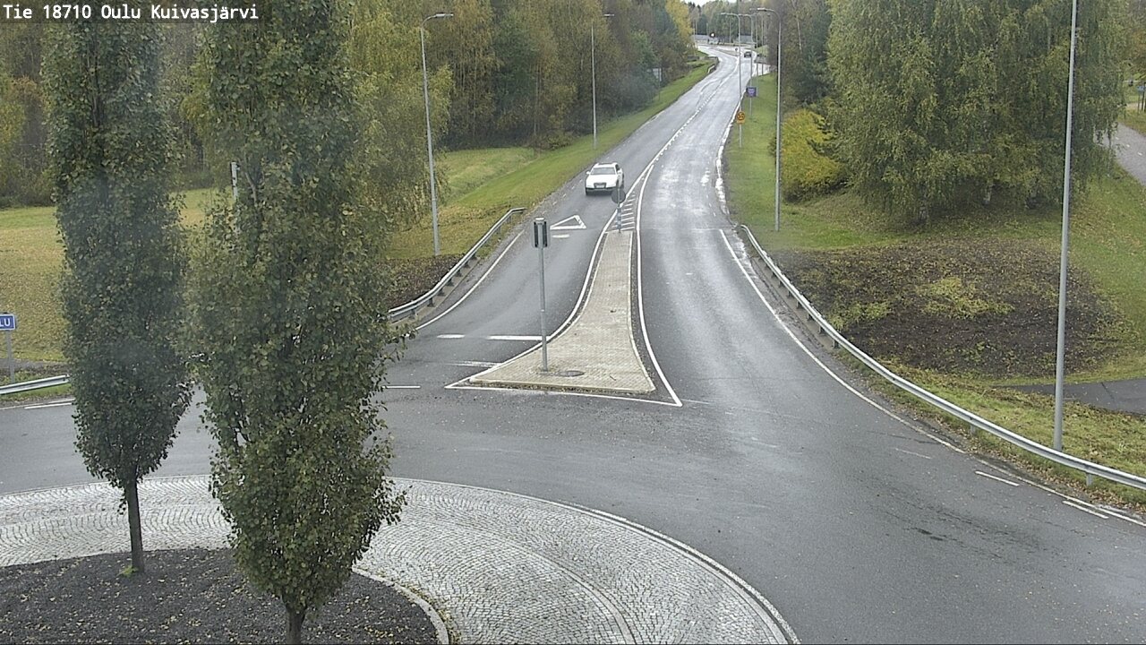 Weather Camera Image road 18710 Oulu Kuivasjärvi, Oulu, Pohjois-Pohjanmaa