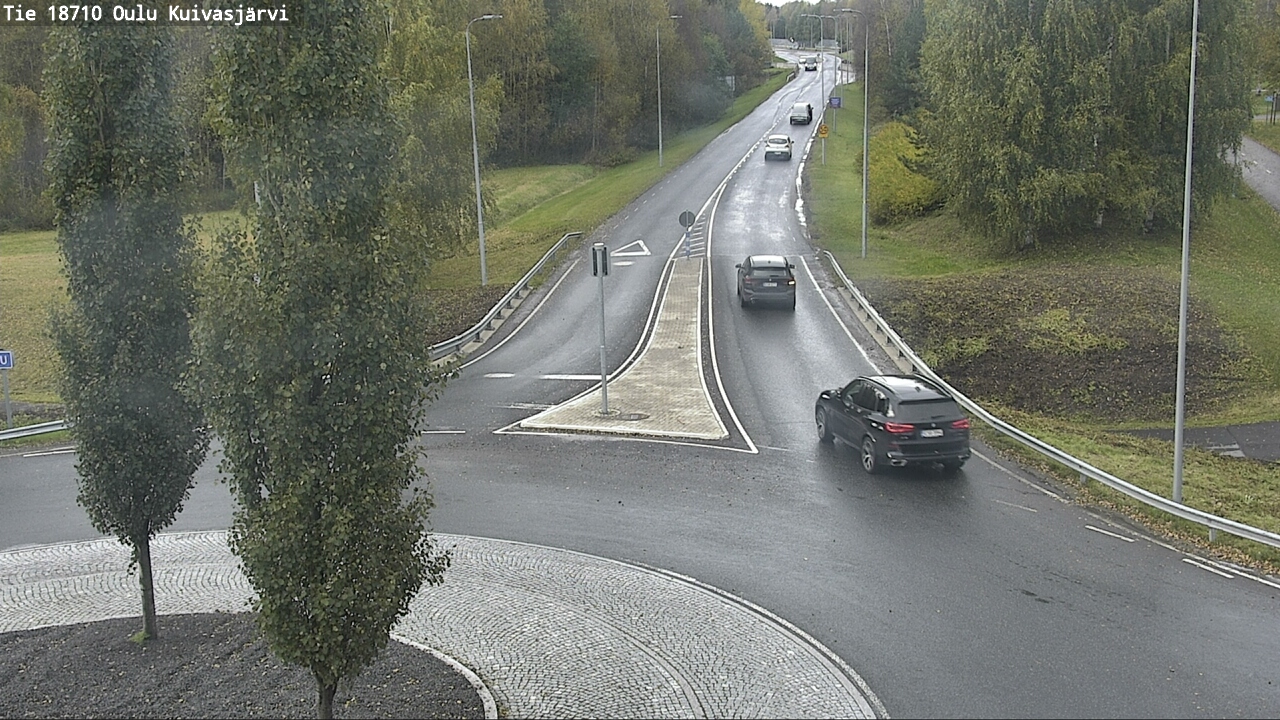 Weather Camera Image väg 18710 Oulu Kuivasjärvi, Oulu, Pohjois-Pohjanmaa