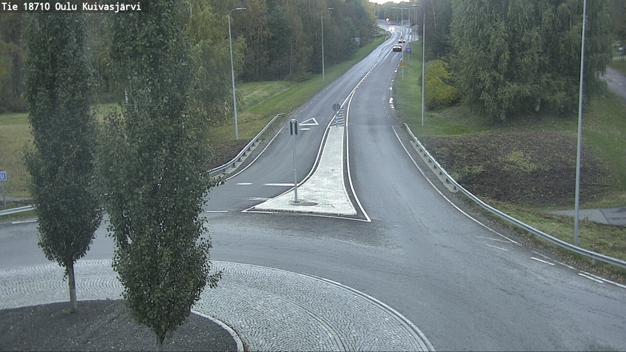 Weather Camera Image väg 18710 Oulu Kuivasjärvi, Oulu, Pohjois-Pohjanmaa