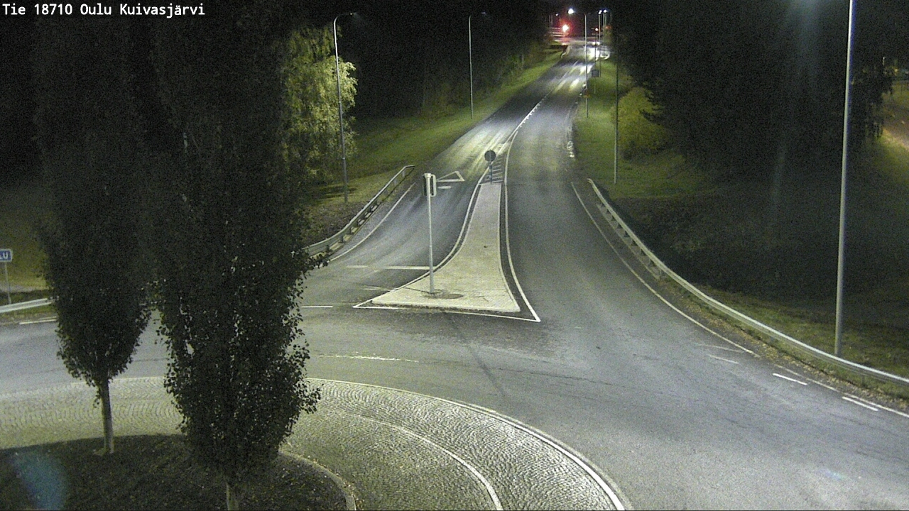 Weather Camera Image väg 18710 Oulu Kuivasjärvi, Oulu, Pohjois-Pohjanmaa