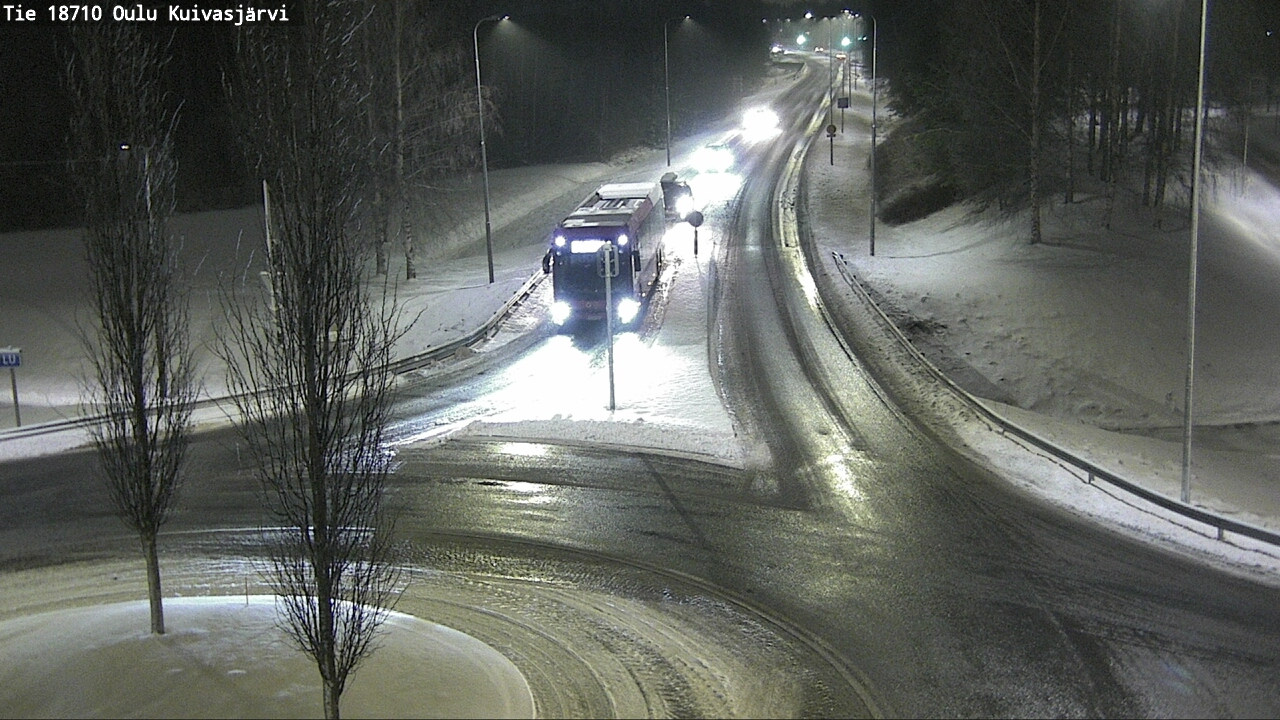 Weather Camera Image road 18710 Oulu Kuivasjärvi, Oulu, Pohjois-Pohjanmaa