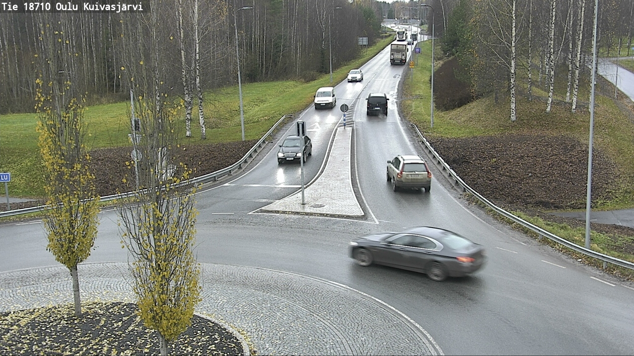 Weather Camera Image väg 18710 Oulu Kuivasjärvi, Oulu, Pohjois-Pohjanmaa
