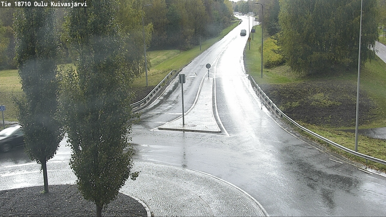 Weather Camera Image väg 18710 Oulu Kuivasjärvi, Oulu, Pohjois-Pohjanmaa