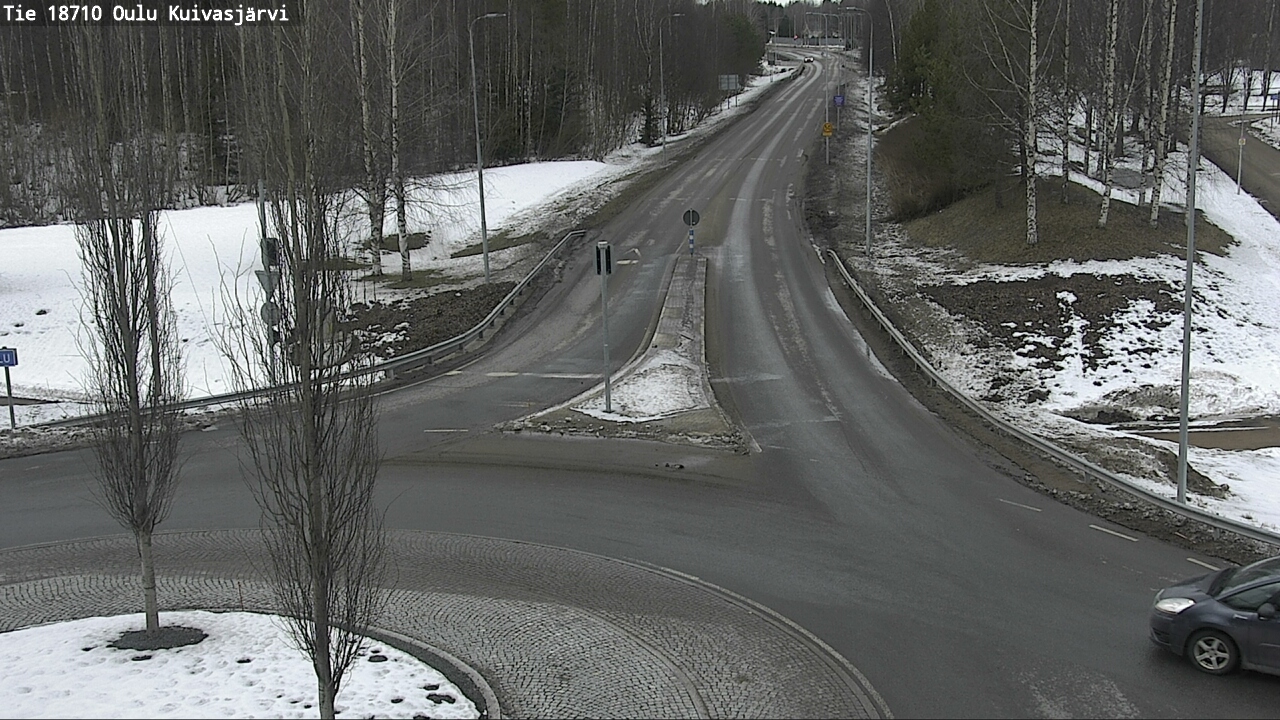 Weather Camera Image road 18710 Oulu Kuivasjärvi, Oulu, Pohjois-Pohjanmaa