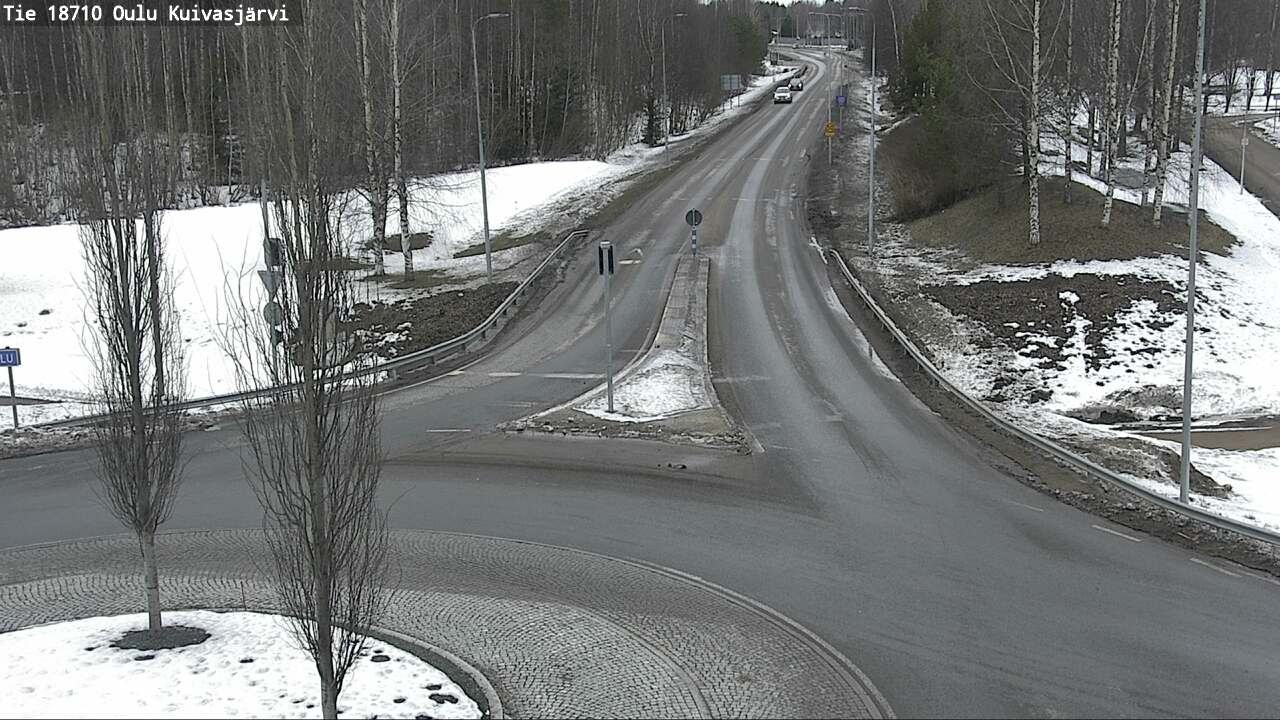 Weather Camera Image road 18710 Oulu Kuivasjärvi, Oulu, Pohjois-Pohjanmaa