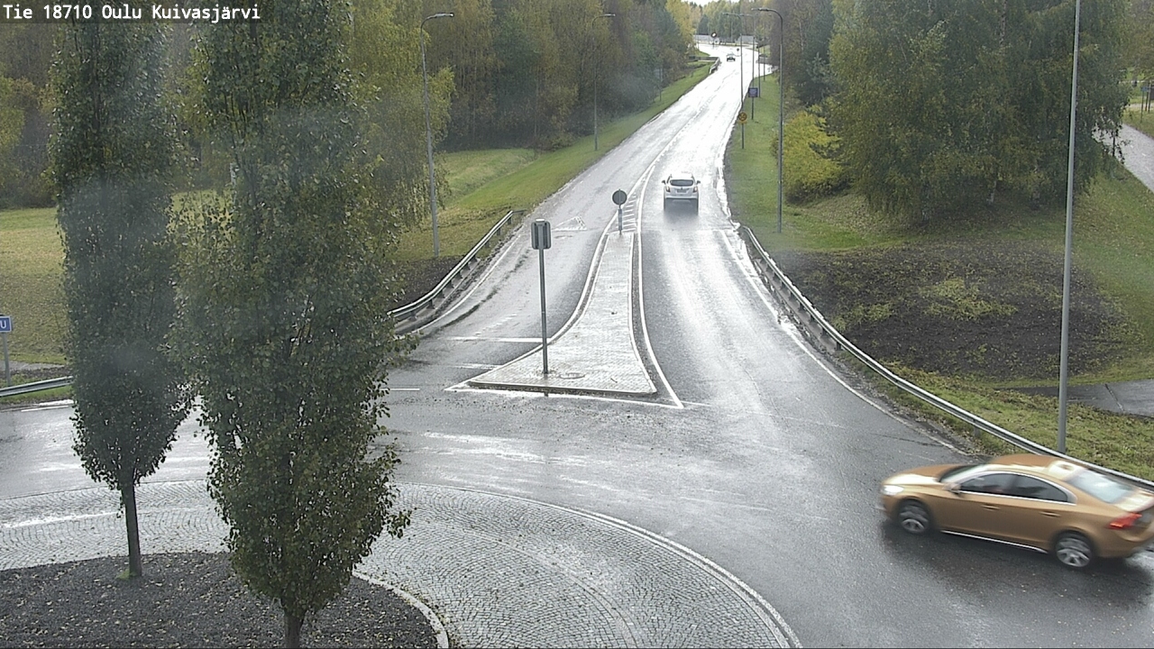 Weather Camera Image road 18710 Oulu Kuivasjärvi, Oulu, Pohjois-Pohjanmaa