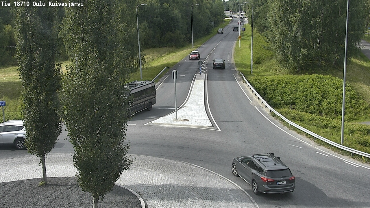 Weather Camera Image road 18710 Oulu Kuivasjärvi, Oulu, Pohjois-Pohjanmaa