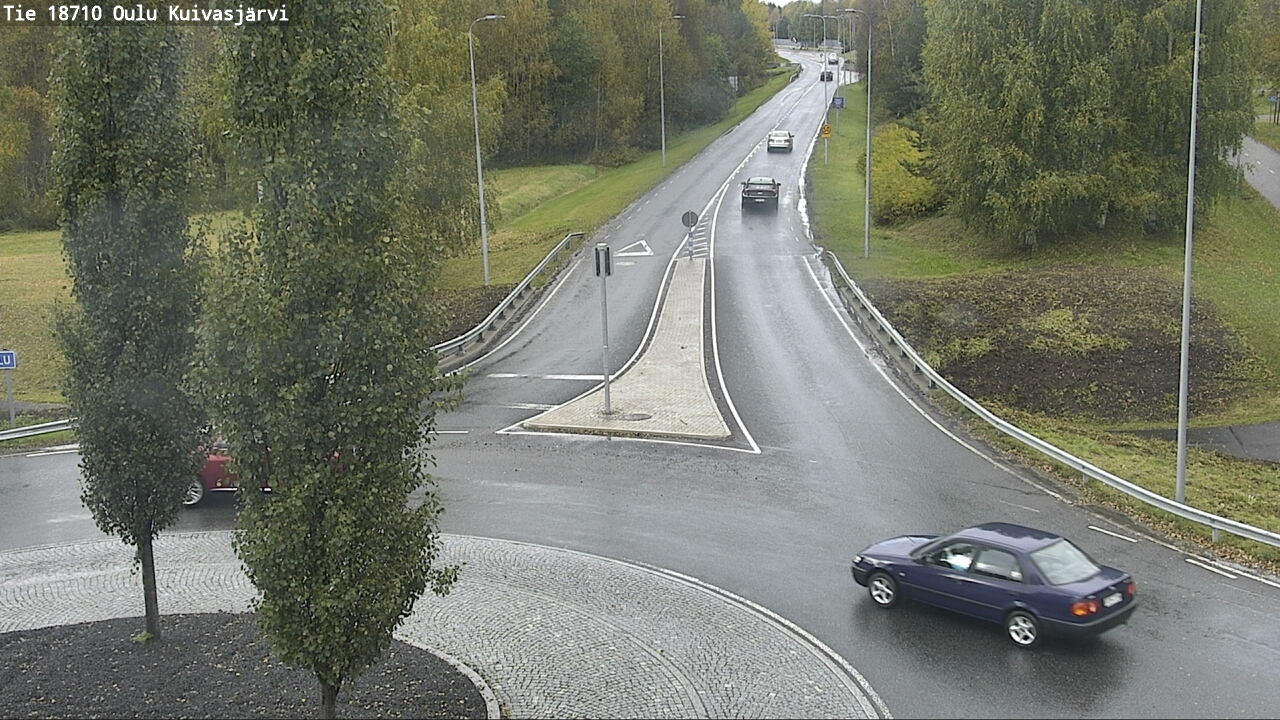 Weather Camera Image väg 18710 Oulu Kuivasjärvi, Oulu, Pohjois-Pohjanmaa
