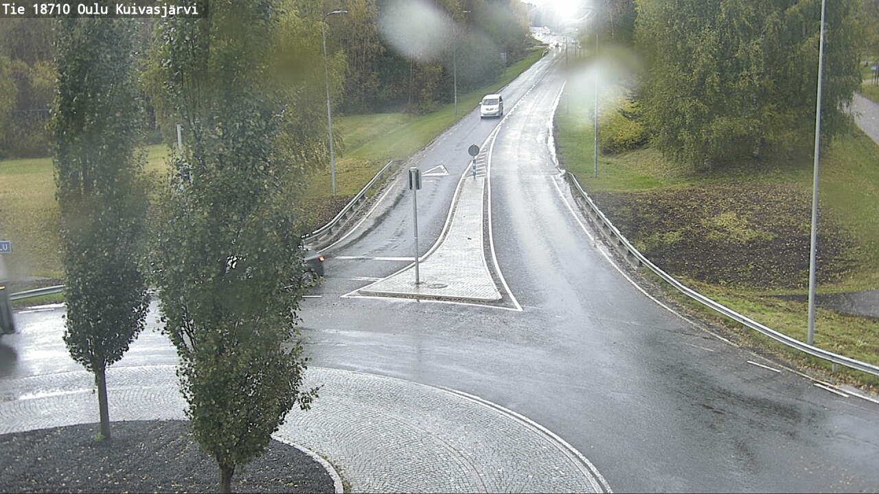 Weather Camera Image road 18710 Oulu Kuivasjärvi, Oulu, Pohjois-Pohjanmaa
