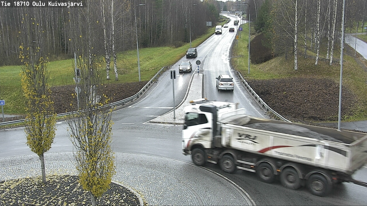 Weather Camera Image road 18710 Oulu Kuivasjärvi, Oulu, Pohjois-Pohjanmaa
