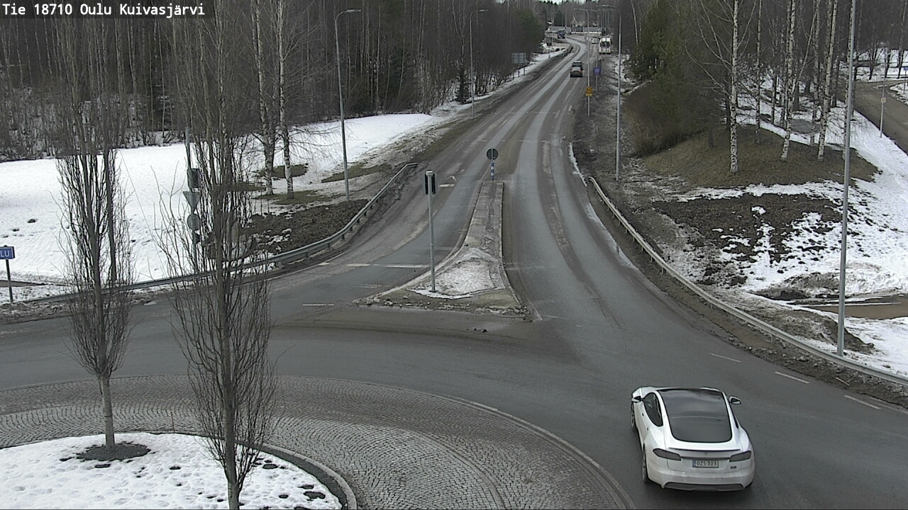 Weather Camera Image road 18710 Oulu Kuivasjärvi, Oulu, Pohjois-Pohjanmaa