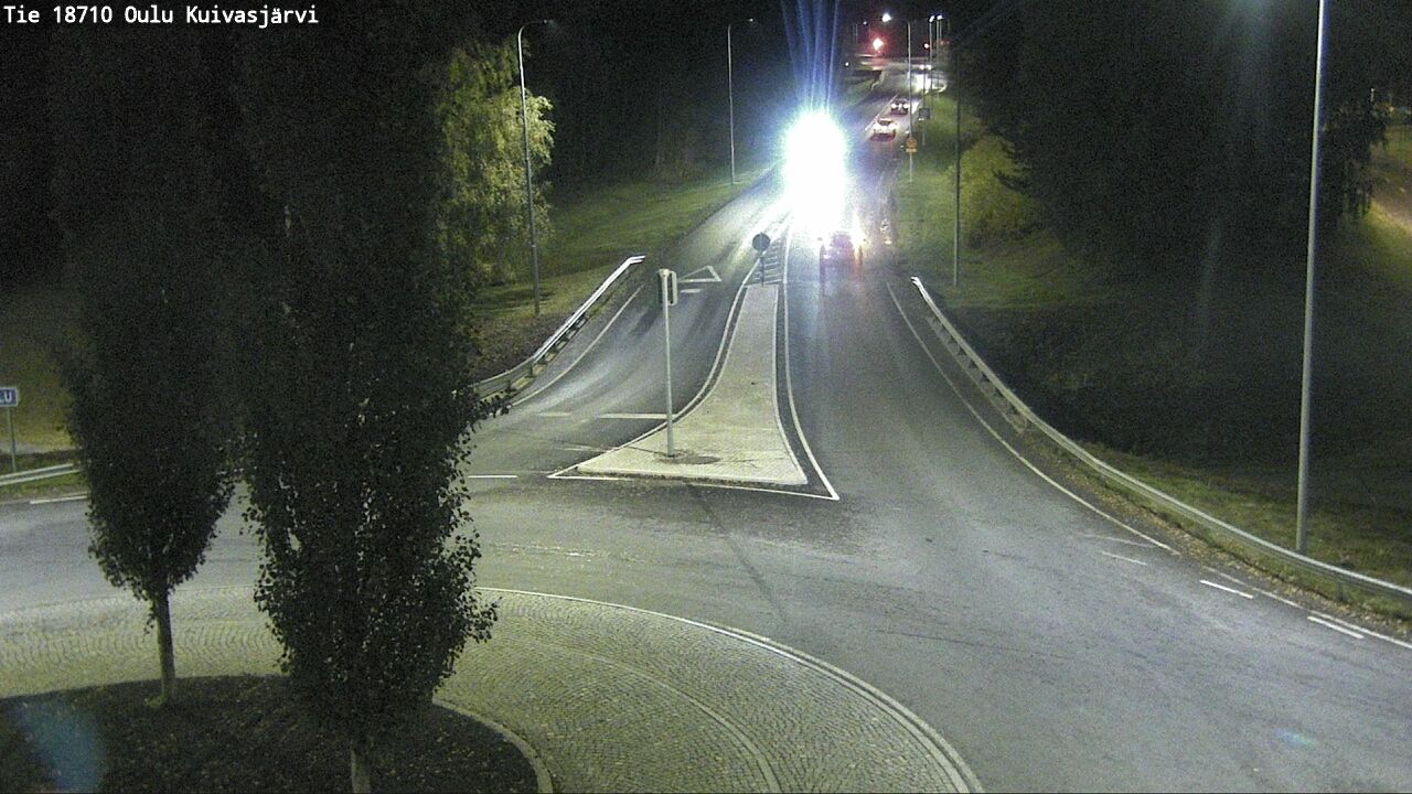 Weather Camera Image väg 18710 Oulu Kuivasjärvi, Oulu, Pohjois-Pohjanmaa