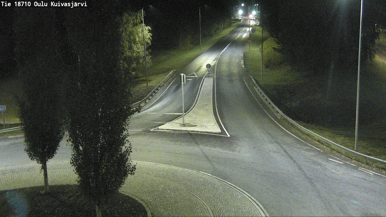 Weather Camera Image väg 18710 Oulu Kuivasjärvi, Oulu, Pohjois-Pohjanmaa