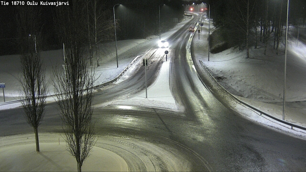 Weather Camera Image road 18710 Oulu Kuivasjärvi, Oulu, Pohjois-Pohjanmaa