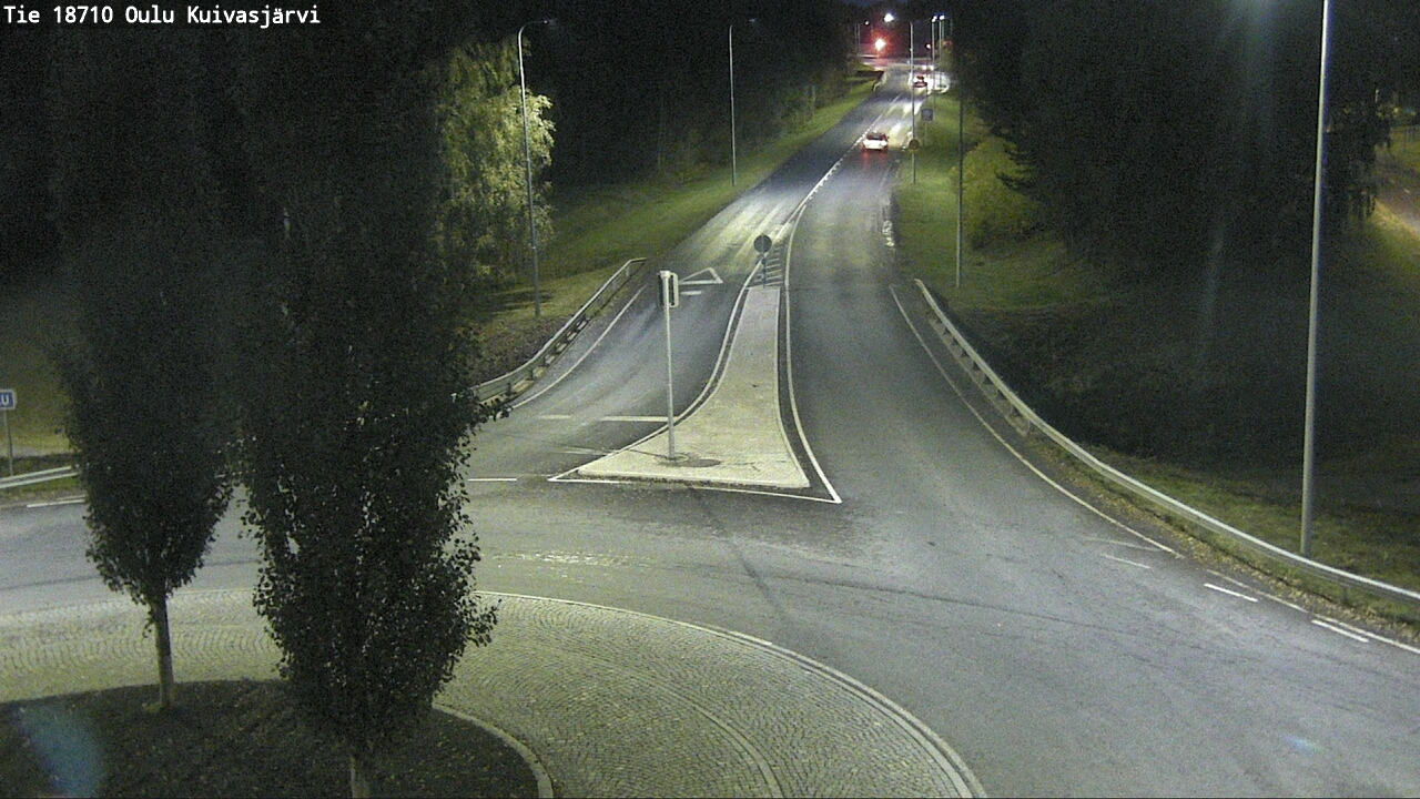 Weather Camera Image väg 18710 Oulu Kuivasjärvi, Oulu, Pohjois-Pohjanmaa