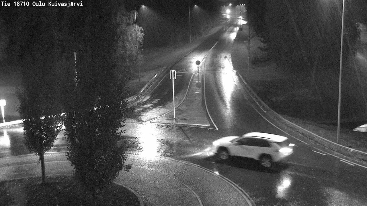 Weather Camera Image väg 18710 Oulu Kuivasjärvi, Oulu, Pohjois-Pohjanmaa