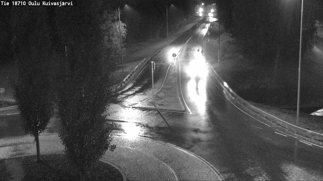 Weather Camera Image väg 18710 Oulu Kuivasjärvi, Oulu, Pohjois-Pohjanmaa