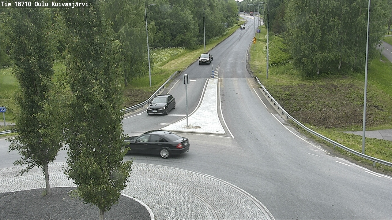 Weather Camera Image road 18710 Oulu Kuivasjärvi, Oulu, Pohjois-Pohjanmaa