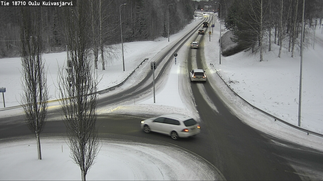 Weather Camera Image road 18710 Oulu Kuivasjärvi, Oulu, Pohjois-Pohjanmaa