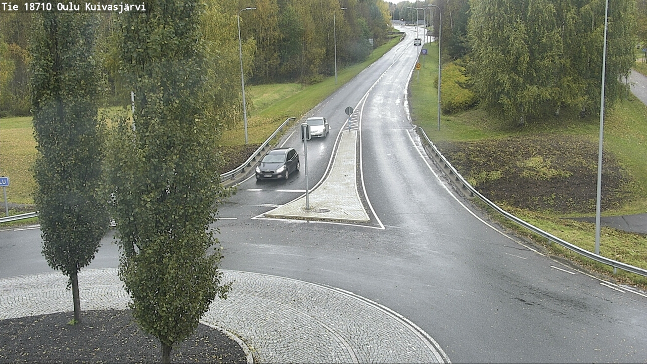 Weather Camera Image road 18710 Oulu Kuivasjärvi, Oulu, Pohjois-Pohjanmaa