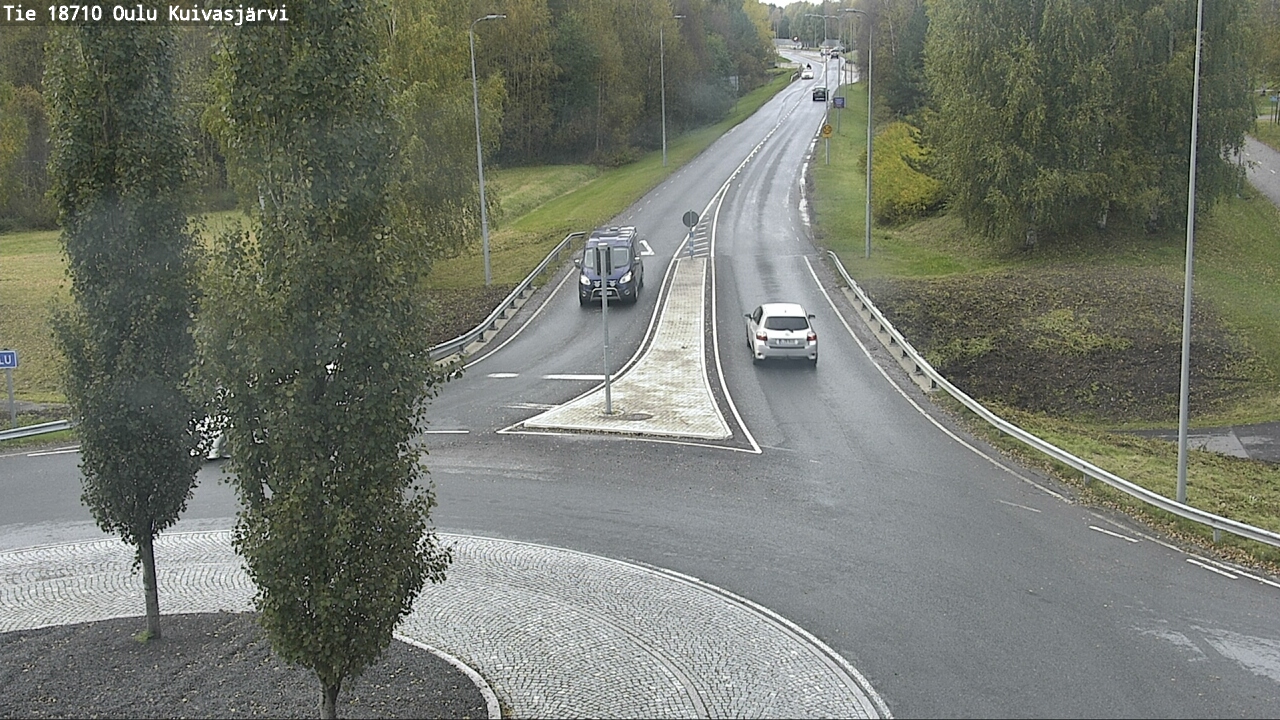 Weather Camera Image väg 18710 Oulu Kuivasjärvi, Oulu, Pohjois-Pohjanmaa