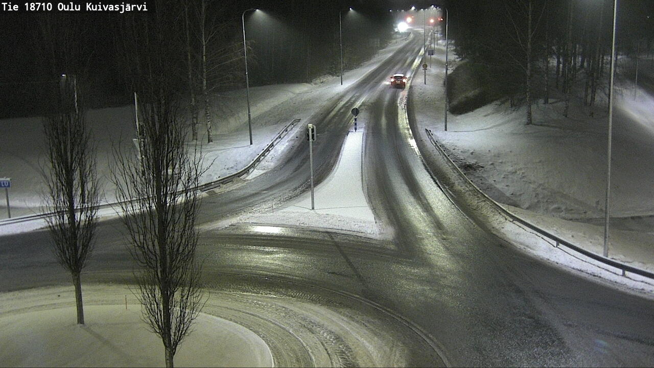 Weather Camera Image road 18710 Oulu Kuivasjärvi, Oulu, Pohjois-Pohjanmaa