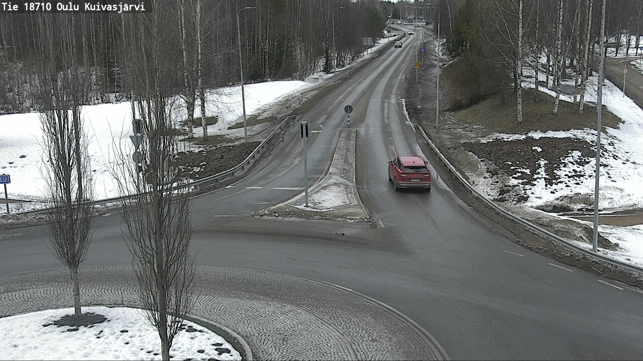 Weather Camera Image road 18710 Oulu Kuivasjärvi, Oulu, Pohjois-Pohjanmaa