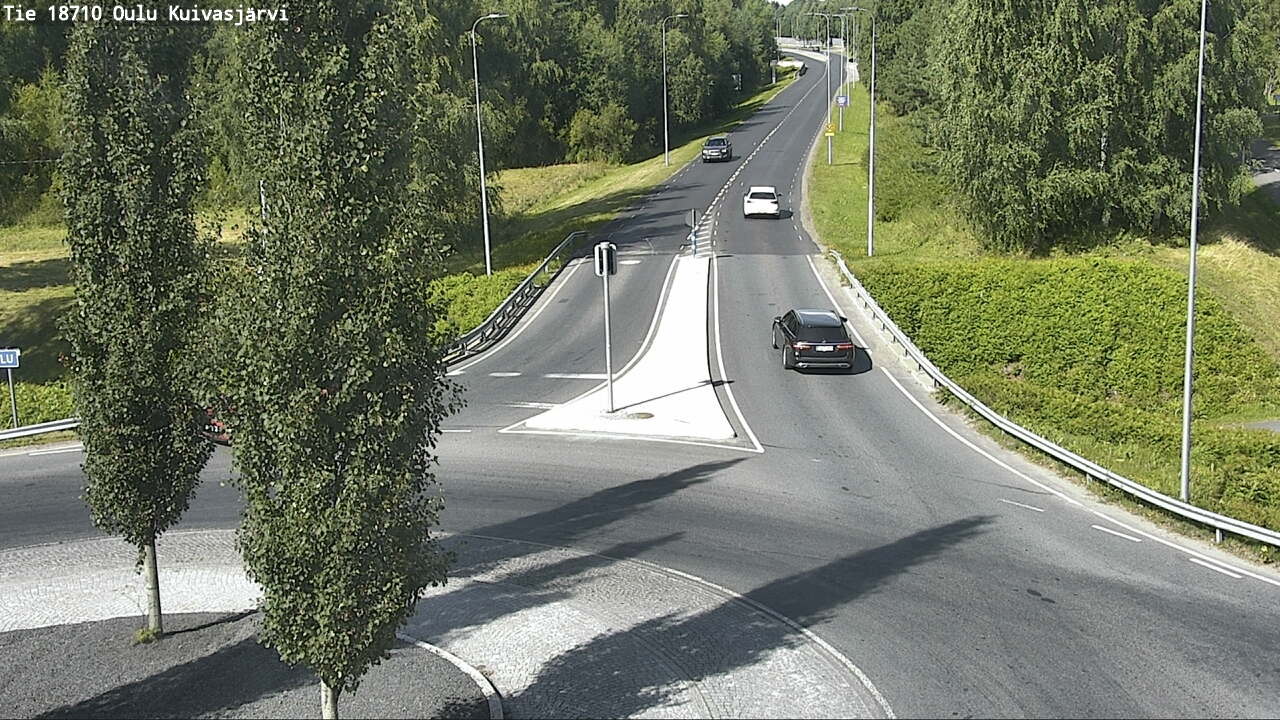 Weather Camera Image väg 18710 Oulu Kuivasjärvi, Oulu, Pohjois-Pohjanmaa