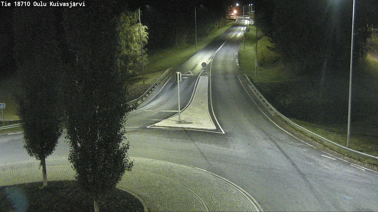 Weather Camera Image väg 18710 Oulu Kuivasjärvi, Oulu, Pohjois-Pohjanmaa