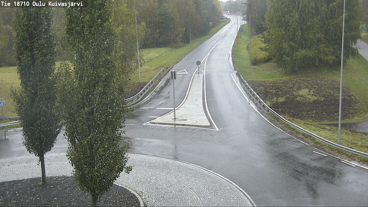 Weather Camera Image väg 18710 Oulu Kuivasjärvi, Oulu, Pohjois-Pohjanmaa