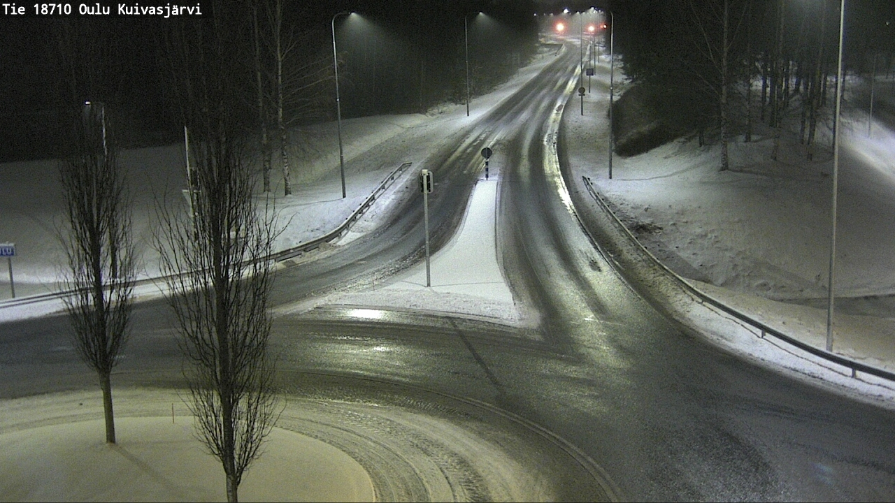 Weather Camera Image road 18710 Oulu Kuivasjärvi, Oulu, Pohjois-Pohjanmaa