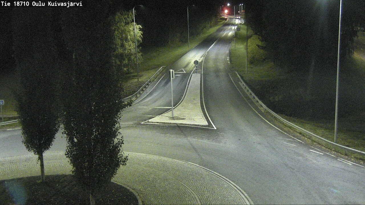 Weather Camera Image väg 18710 Oulu Kuivasjärvi, Oulu, Pohjois-Pohjanmaa