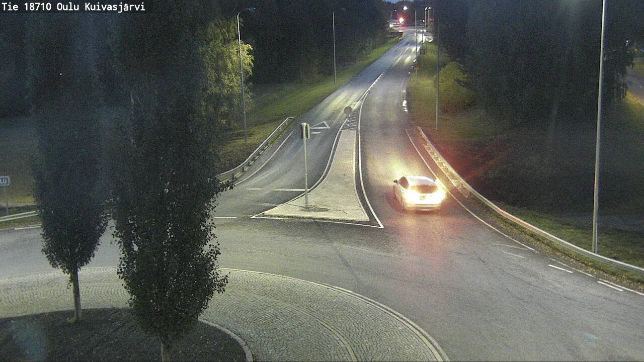 Weather Camera Image väg 18710 Oulu Kuivasjärvi, Oulu, Pohjois-Pohjanmaa