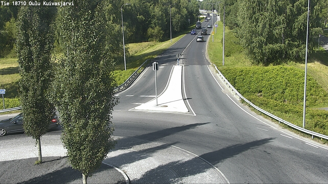 Weather Camera Image väg 18710 Oulu Kuivasjärvi, Oulu, Pohjois-Pohjanmaa