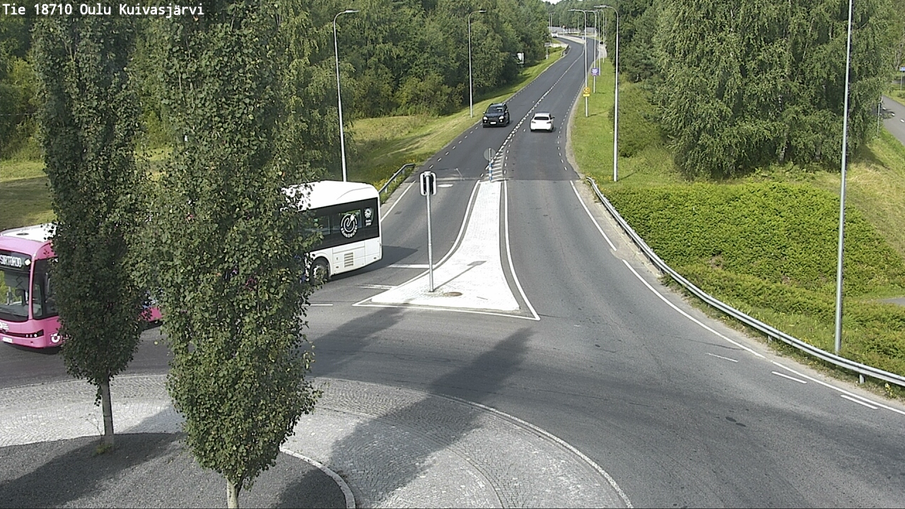 Weather Camera Image väg 18710 Oulu Kuivasjärvi, Oulu, Pohjois-Pohjanmaa