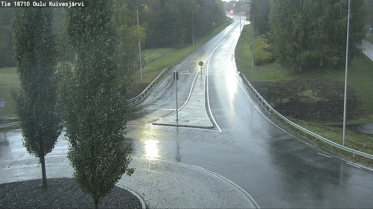 Weather Camera Image väg 18710 Oulu Kuivasjärvi, Oulu, Pohjois-Pohjanmaa