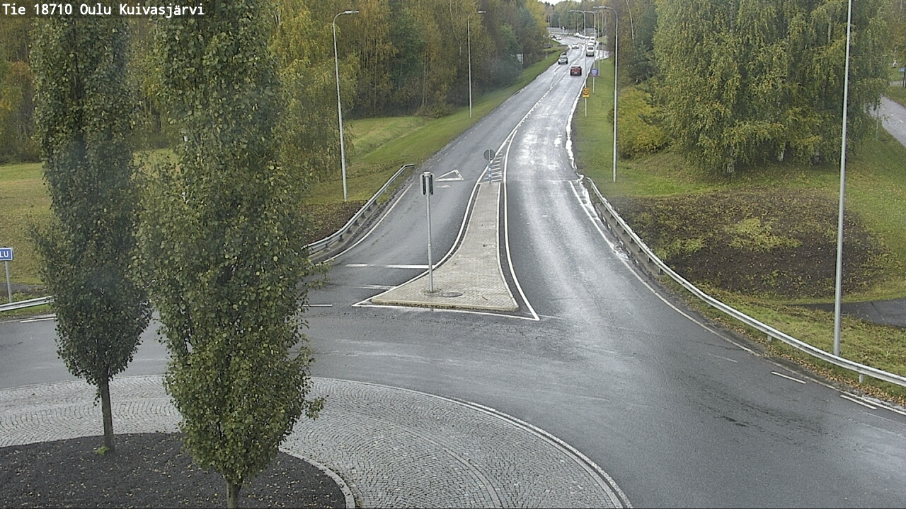Weather Camera Image väg 18710 Oulu Kuivasjärvi, Oulu, Pohjois-Pohjanmaa