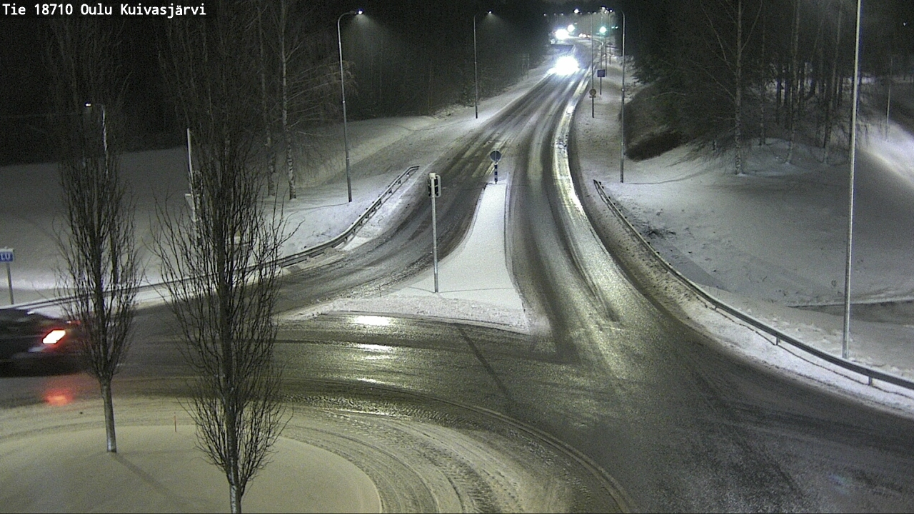 Weather Camera Image road 18710 Oulu Kuivasjärvi, Oulu, Pohjois-Pohjanmaa