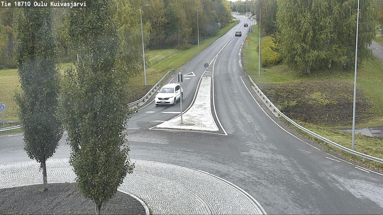 Weather Camera Image väg 18710 Oulu Kuivasjärvi, Oulu, Pohjois-Pohjanmaa